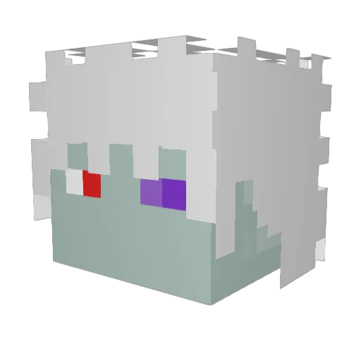 MembersOnlyVol1 Minecraft avatar head, 3D render