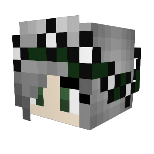 MemeQueen_420 Minecraft avatar head, 3D render