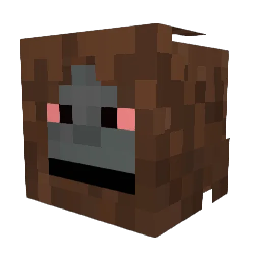 MemeSage Minecraft avatar head, 3D render