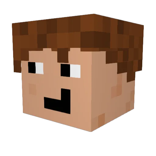 Meme_Machine101 Minecraft avatar head, 3D render