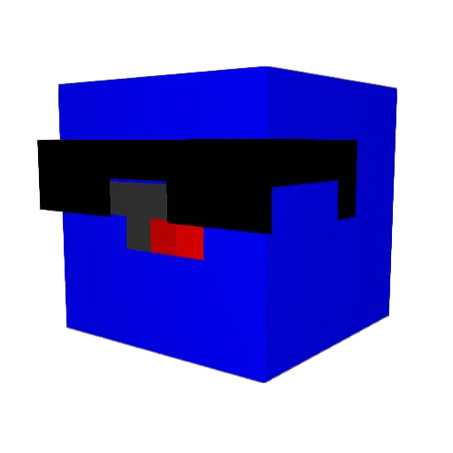 Meme_Overlord27 Minecraft avatar head, 3D render