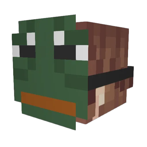 Meme__Queen Minecraft avatar head, 3D render