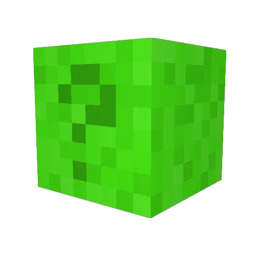 Meme___ Minecraft avatar head, 3D render