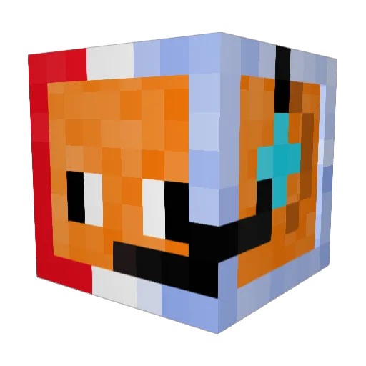 Meme_g0d2169 Minecraft avatar head, 3D render