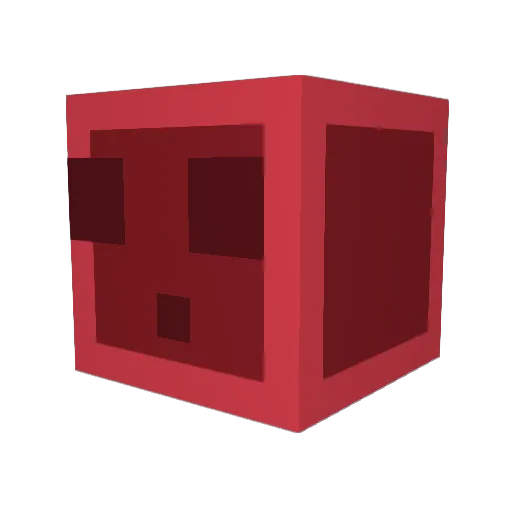 Meme_guy40 Minecraft avatar head, 3D render