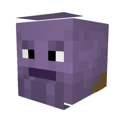 MemedHams Minecraft avatar head, 3D render