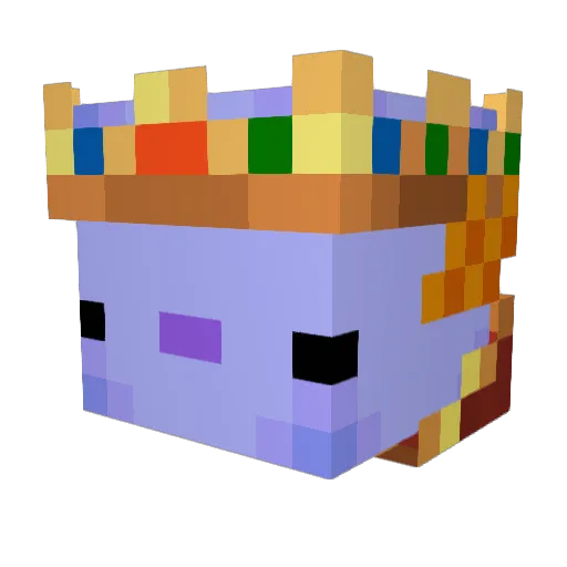 Memedon0 Minecraft avatar head, 3D render