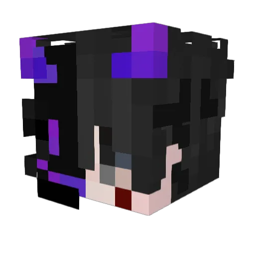 Memento_mori200 Minecraft avatar head, 3D render