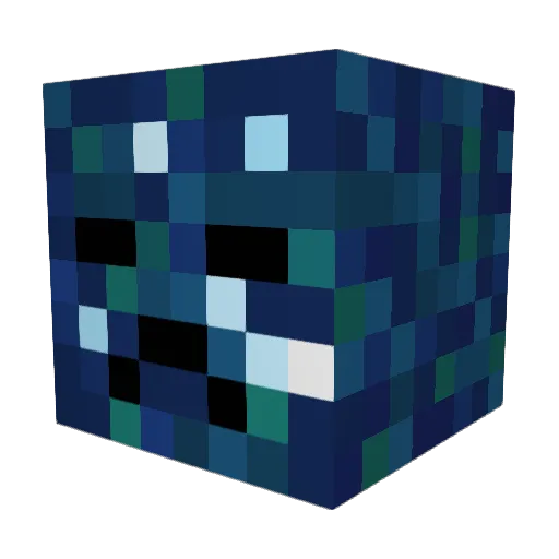 Memo33 Minecraft avatar head, 3D render