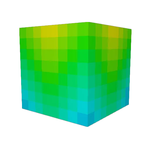 MemoG_0140 Minecraft avatar head, 3D render