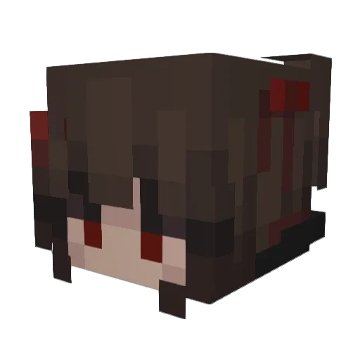 Memori221 Minecraft avatar head, 3D render