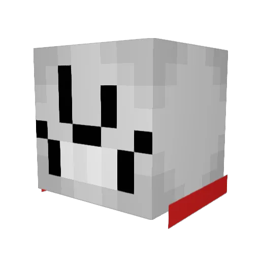MemoryBrick Minecraft avatar head, 3D render
