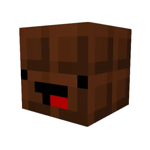 MemoryDestroyerE Minecraft avatar head, 3D render