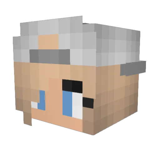Memphis2020 Minecraft avatar head, 3D render