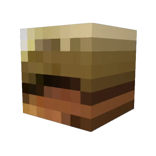 MenInDaMirror Minecraft avatar head, 3D render