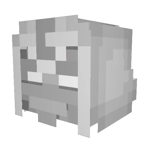MenacingPotato17 Minecraft avatar head, 3D render