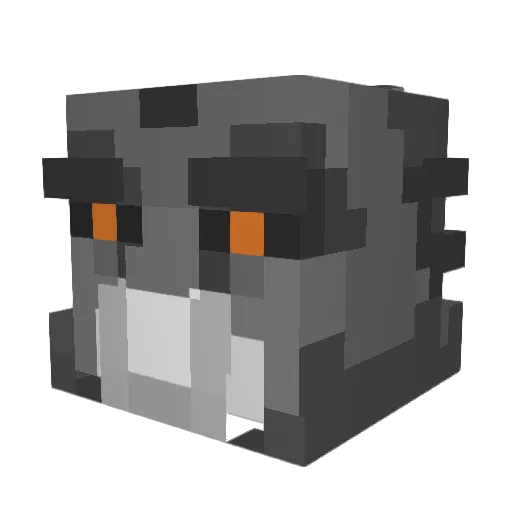 MenacingShoebill Minecraft avatar head, 3D render
