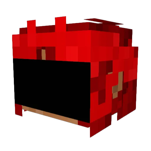 MenacinglyAwesom Minecraft avatar head, 3D render