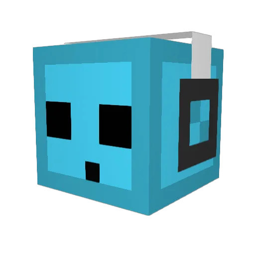 MendesHD_ Minecraft avatar head, 3D render