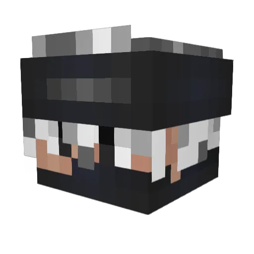 MendesTTV_ Minecraft avatar head, 3D render