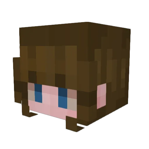 Mendes_Cunha Minecraft avatar head, 3D render