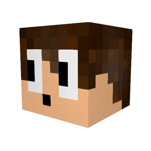 Mendess52 Minecraft avatar head, 3D render
