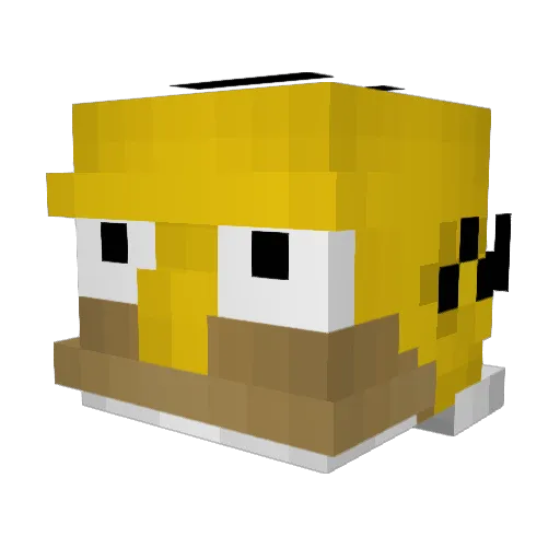 Mendez29 Minecraft avatar head, 3D render