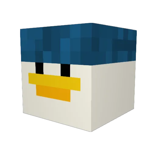 Mendigo007 Minecraft avatar head, 3D render