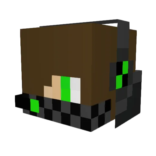 Mendziak2 Minecraft avatar head, 3D render