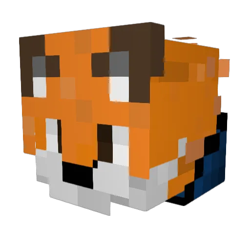 Menear1017 Minecraft avatar head, 3D render