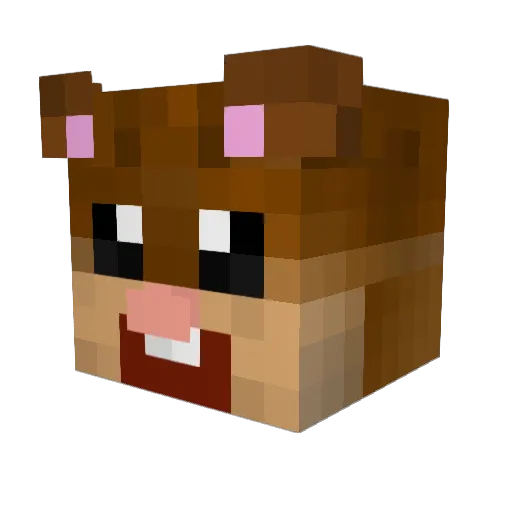 MeneerGio Minecraft avatar head, 3D render