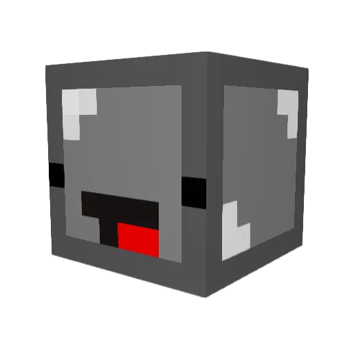 Menel72 Minecraft avatar head, 3D render