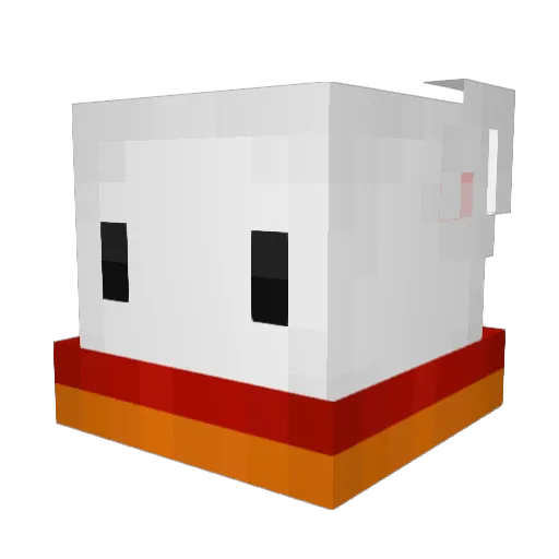 MengL__ Minecraft avatar head, 3D render