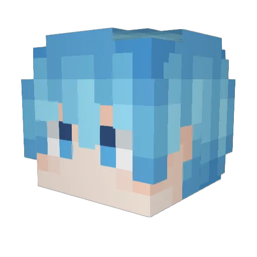 MengXin33550336 Minecraft avatar head, 3D render