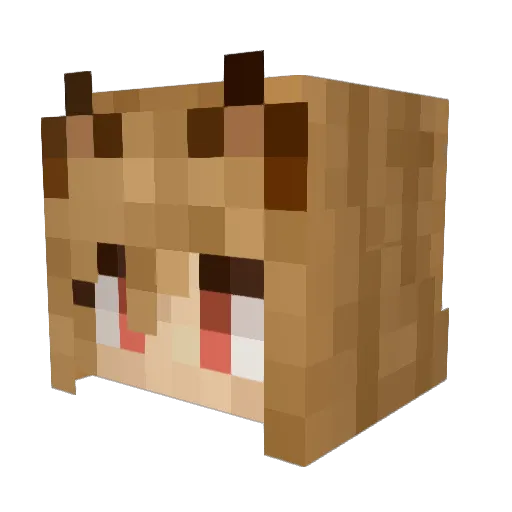 MengYou_QH Minecraft avatar head, 3D render