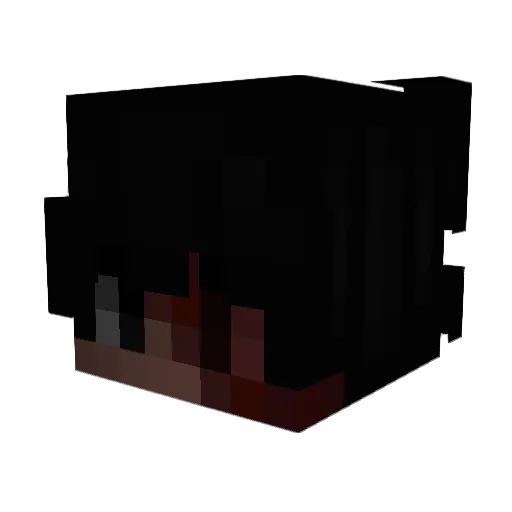 MengaoMaior Minecraft avatar head, 3D render