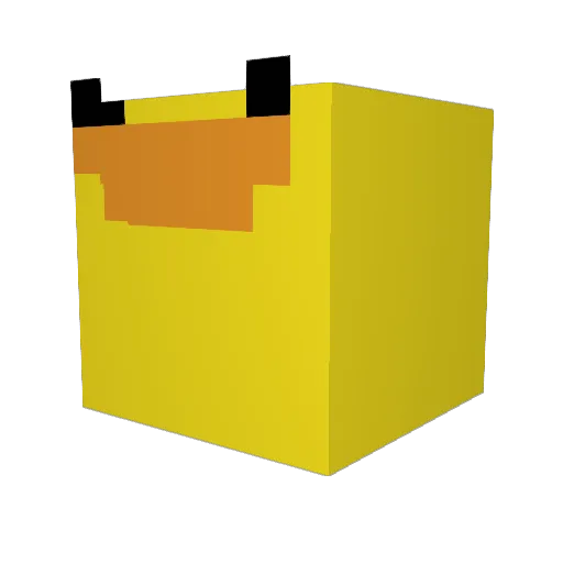 Mengud Minecraft avatar head, 3D render