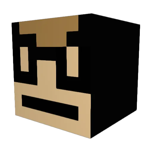 Mengv7 Minecraft avatar head, 3D render