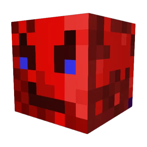 Menilmuch Minecraft avatar head, 3D render