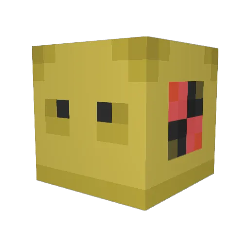 Menk093 Minecraft avatar head, 3D render