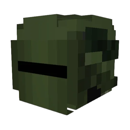 Menkeybrain Minecraft avatar head, 3D render