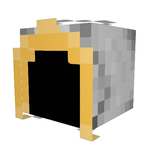 Menmeth Minecraft avatar head, 3D render