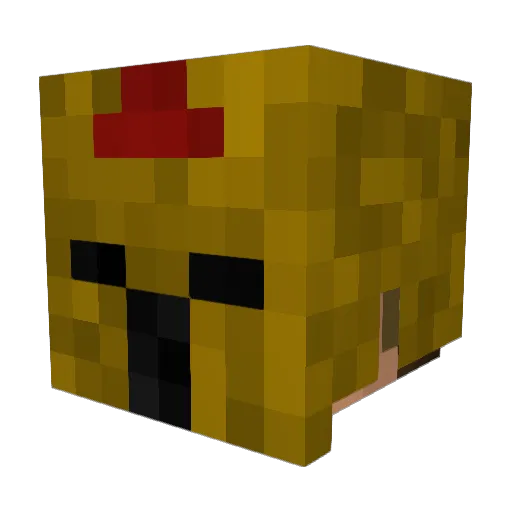 Menneke8 Minecraft avatar head, 3D render