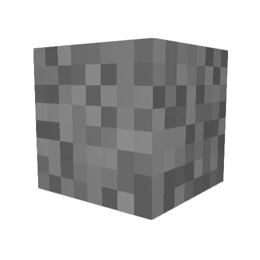 MennekeBatman Minecraft avatar head, 3D render