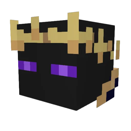 Mennsi Minecraft avatar head, 3D render