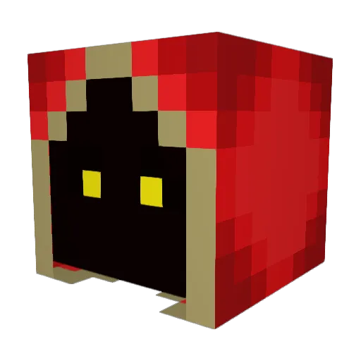 Menolito Minecraft avatar head, 3D render