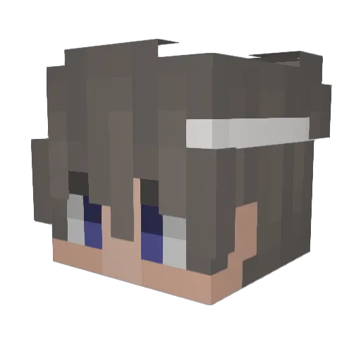 Menta_Poleo Minecraft avatar head, 3D render