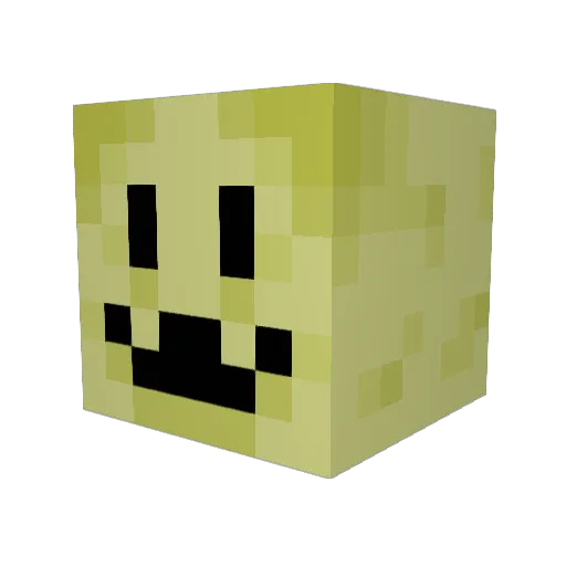MentalExtranet Minecraft avatar head, 3D render