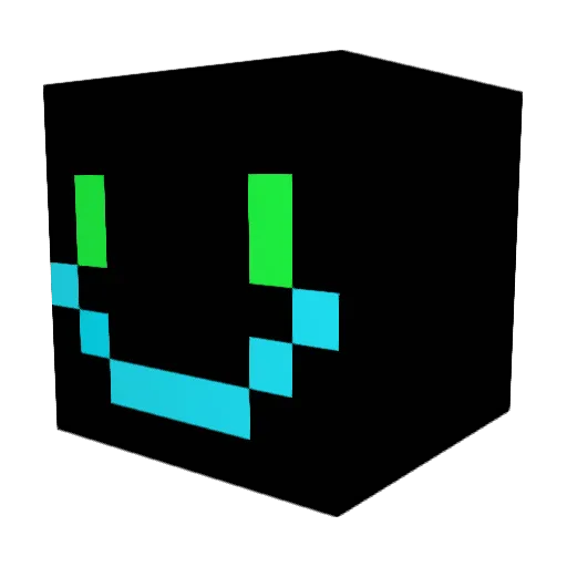 MentalMidget_ Minecraft avatar head, 3D render