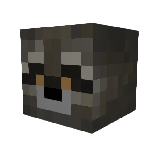 Mental_Is_Boom Minecraft avatar head, 3D render
